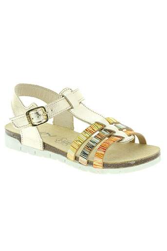 bopy chaussures fille de couleur jaune
