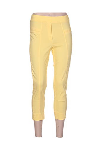 halogene pantacourts femme de couleur jaune