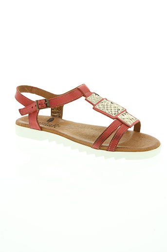 santafe chaussures femme de couleur rouge