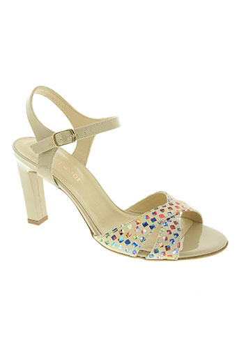 france mode chaussures femme de couleur beige