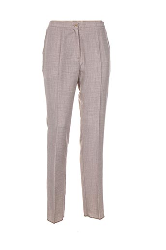 griffon pantalons femme de couleur beige