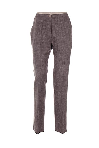 griffon pantalons femme de couleur marron