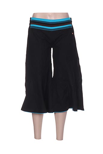 bamboo's pantacourts femme de couleur noir