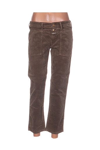 closed pantacourts femme de couleur marron