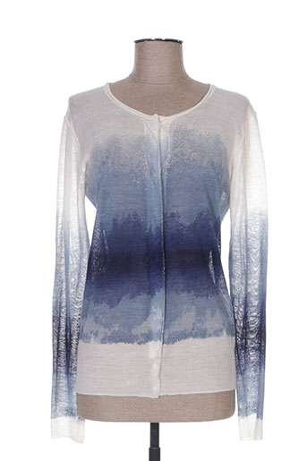 isabel de pedro gilets femme de couleur bleu
