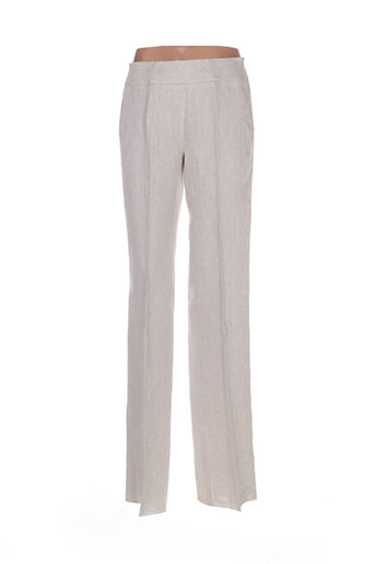 maxmara pantalons femme de couleur beige
