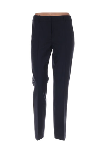 maxmara pantalons femme de couleur bleu