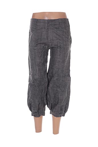 l33 pantacourts femme de couleur gris