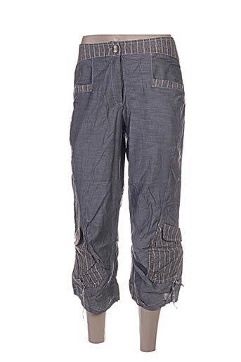 l33 pantacourts femme de couleur gris