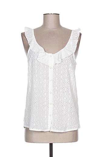 peace and love chemises femme de couleur blanc