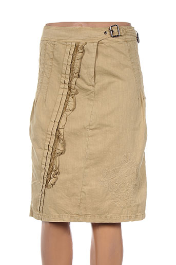 double one peace jupes femme de couleur beige