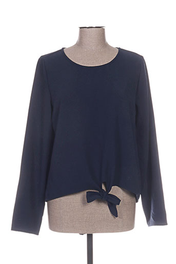 vila chemises femme de couleur bleu