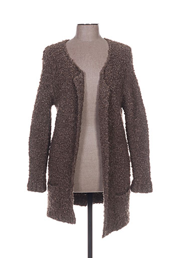 fracomina gilets femme de couleur marron
