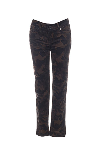 five pantalons femme de couleur vert