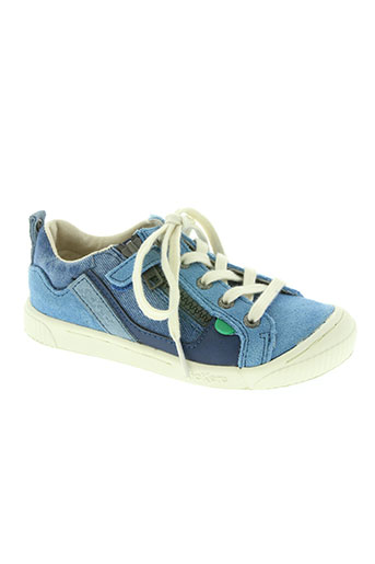 kickers chaussures garçon de couleur bleu