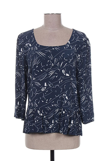 i.code (by ikks) chemises femme de couleur bleu