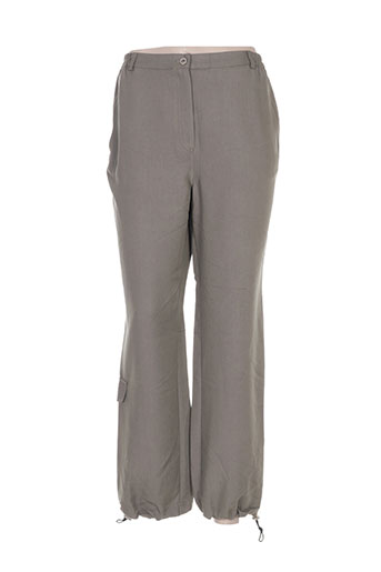 telmail pantalons femme de couleur vert
