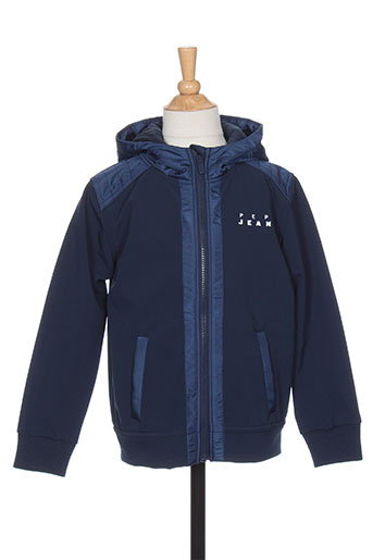 pepe jeans vestes garçon de couleur bleu