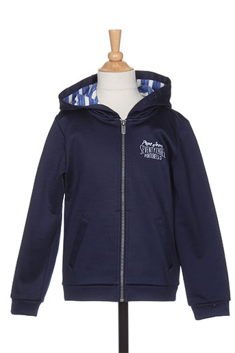 pepe jeans vestes garçon de couleur bleu