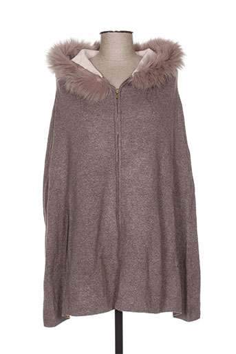 tricotonic vestes femme de couleur marron