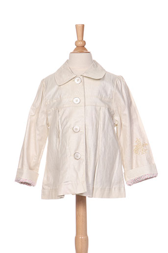 kenzo vestes fille de couleur beige