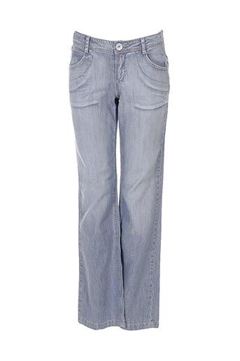 catimini jeans fille de couleur bleu