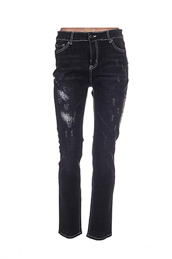 leslie jeans femme de couleur noir