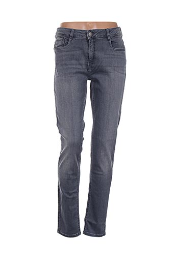 fransa jeans femme de couleur gris