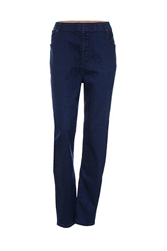 gevana jeans femme de couleur bleu