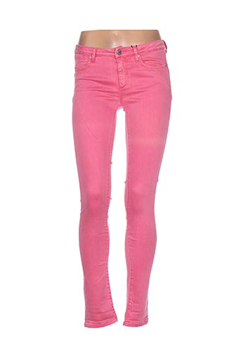 sportmax jeans femme de couleur rose