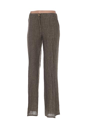 maxmara pantalons femme de couleur vert