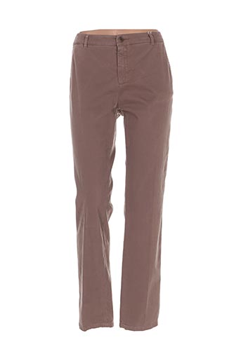 maxmara pantalons femme de couleur marron