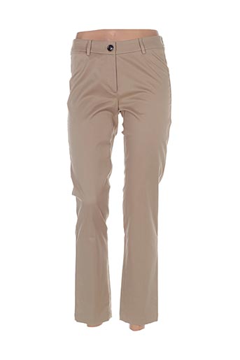 maxmara pantalons femme de couleur beige