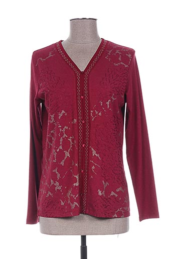 griffon pulls femme de couleur rouge