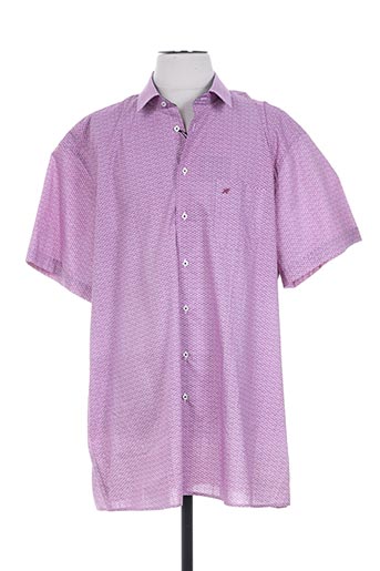 chatel chemises homme de couleur violet