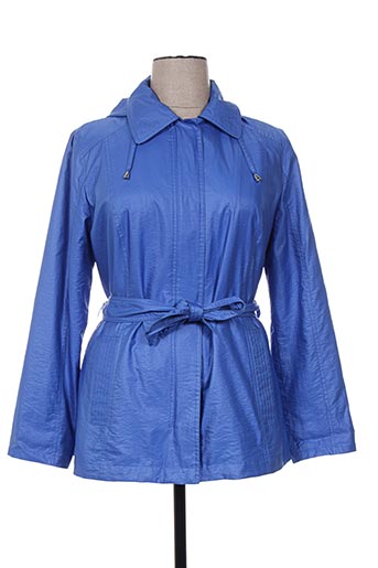 concept k manteaux femme de couleur bleu