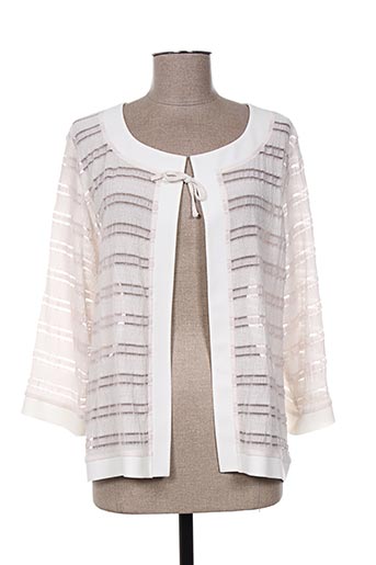 jean delfin vestes femme de couleur beige