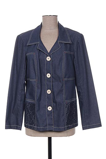 telmail vestes femme de couleur bleu