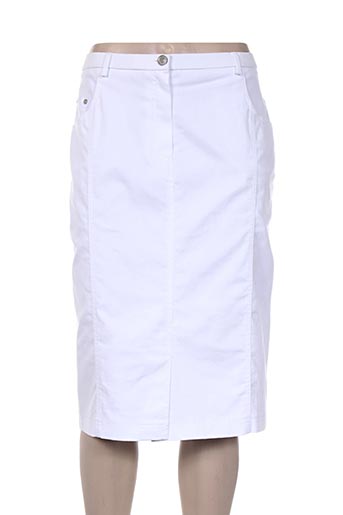 pauporté jupes femme de couleur blanc