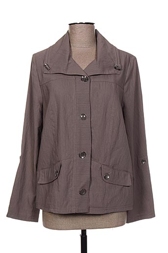pauporté vestes femme de couleur marron