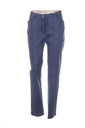 weinberg pantalons femme de couleur bleu