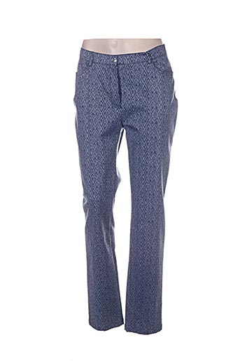 weinberg pantalons femme de couleur bleu