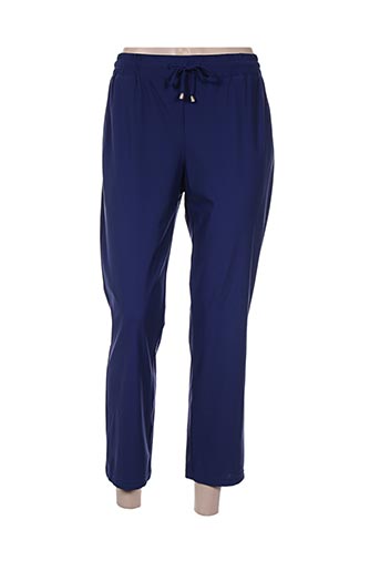 pauporté pantacourts femme de couleur bleu