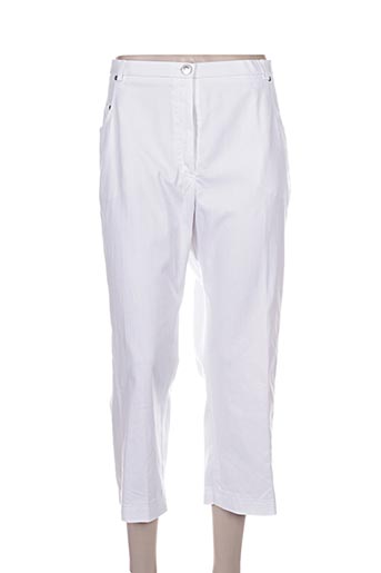 pauporté pantacourts femme de couleur blanc