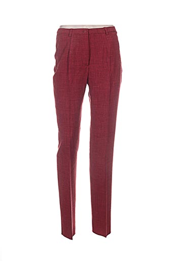 pauporté pantalons femme de couleur rouge