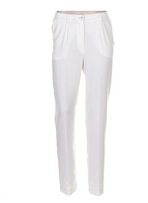 Pantalon droit blanc WEINBERG pour femme
