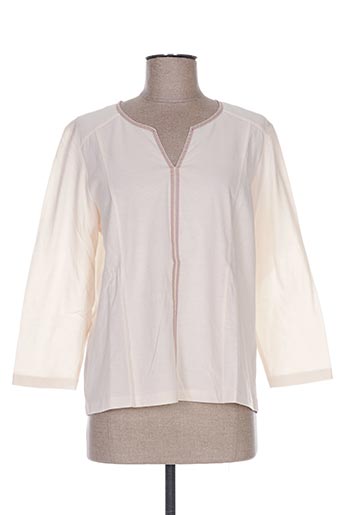 pauporté t-shirts femme de couleur beige