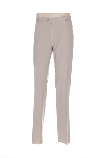 bruno saint hilaire pantalons homme de couleur beige