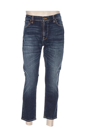 nudie jeans co jeans homme de couleur bleu