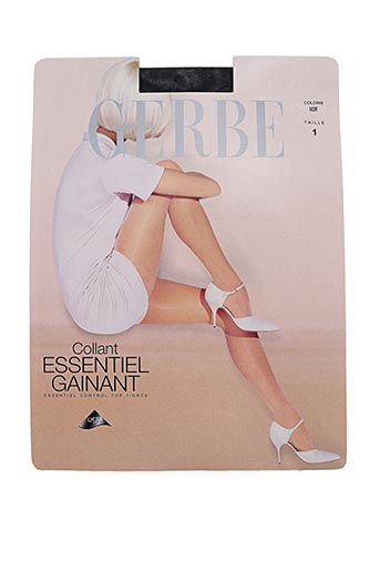 gerbe lingerie femme de couleur noir